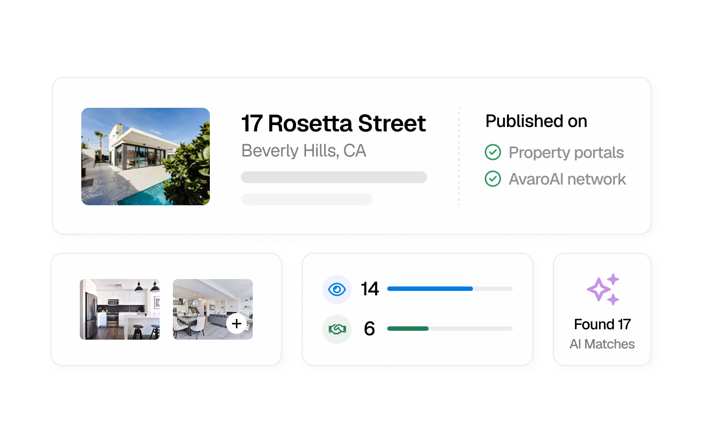 Listing publishing workflow interface